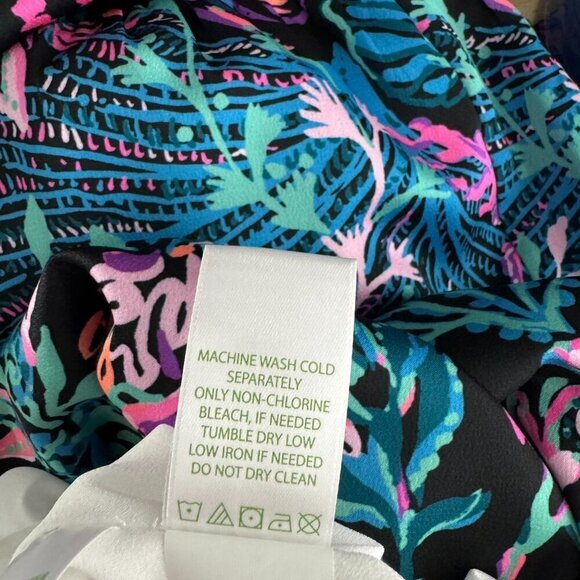 Lilly Pulitzer Arella Dress Medium Twilight Coral‎ Engineered NWT DR-1550 - Picture 11 of 11